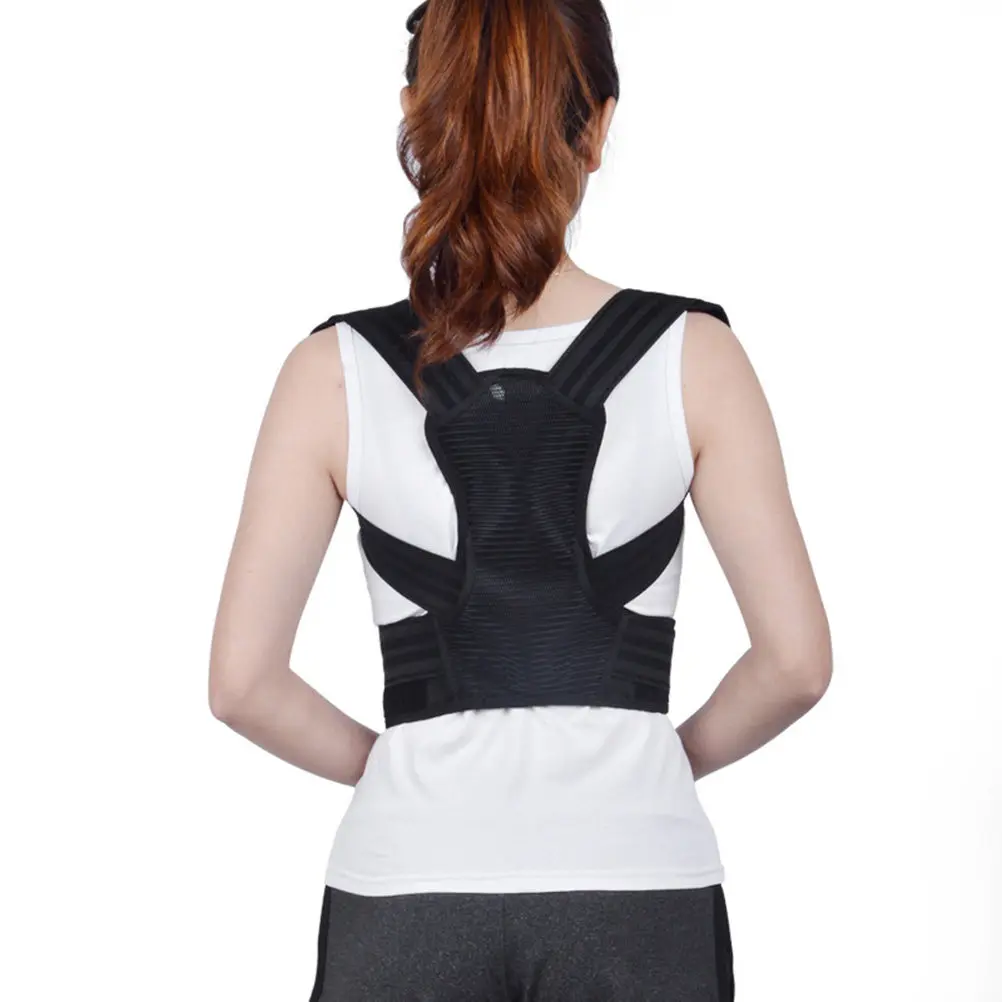 

1Pcs Posture Corrector Brace Shoulder Belt Breathable Sweat-Absorption Back Support for Long Sitting Correct Posture Pain