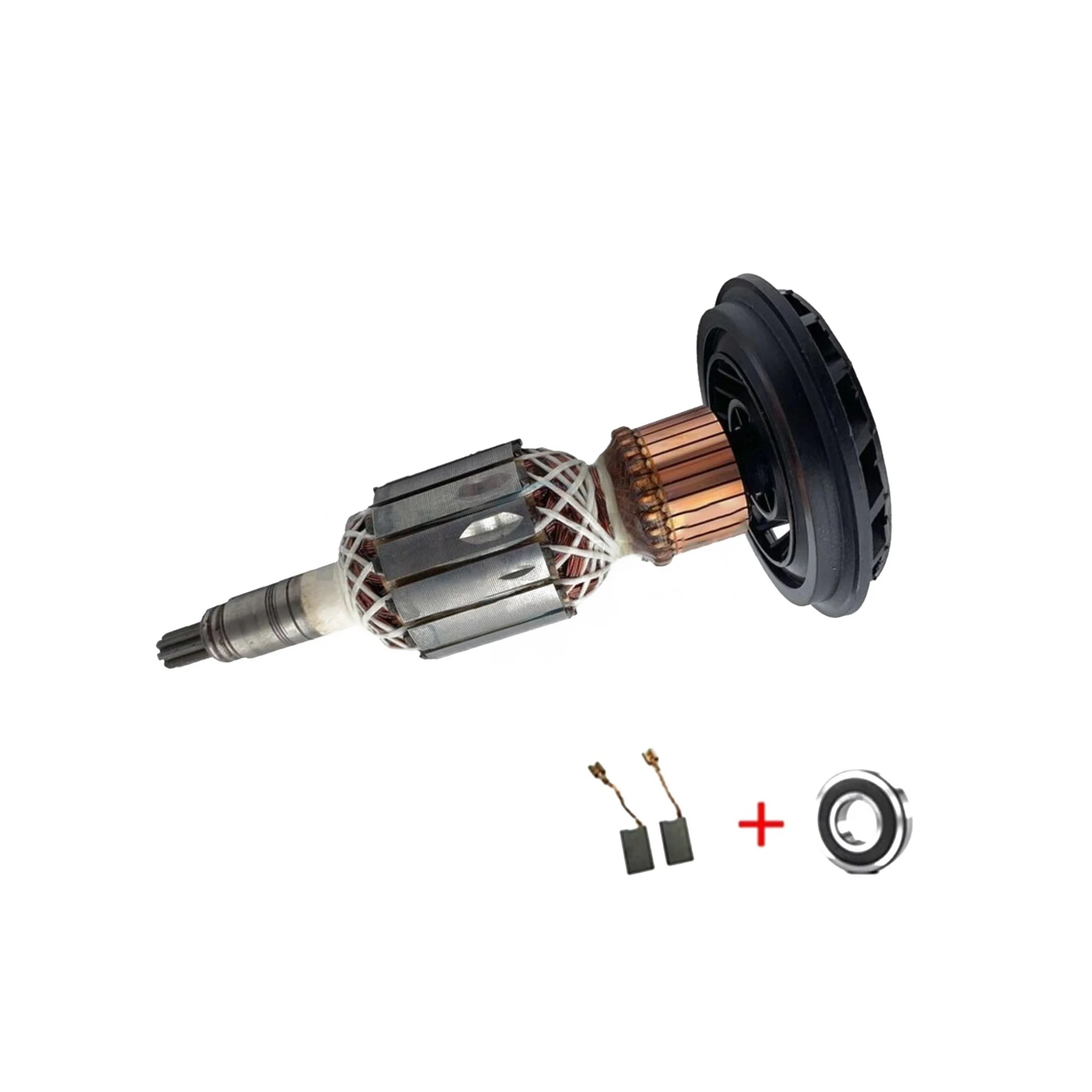 

Replacement Set of Armature Rotor Carbon Brush and Bearing for GSH10C and GBH11E Power Tools Consistent Operation