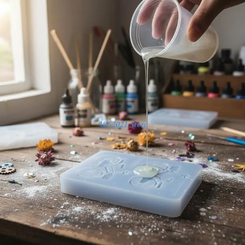 قالب G5GC من السيليكون الآمن غذائيًا لركوب الدراجات ومقاوم للحرارة وقابل لإعادة الاستخدام للمجوهرات المنزلية #2