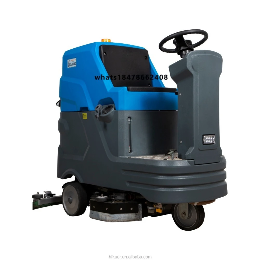 KUER-XJ80S Automatic Industrial Floor Scrubber Dryer with Powerful Suction and Fast Drying System