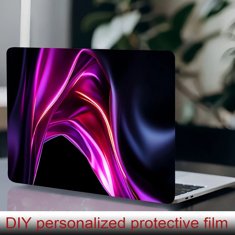 

2 laptop stickers Squares Protective film, DIY scratch resistant sticker