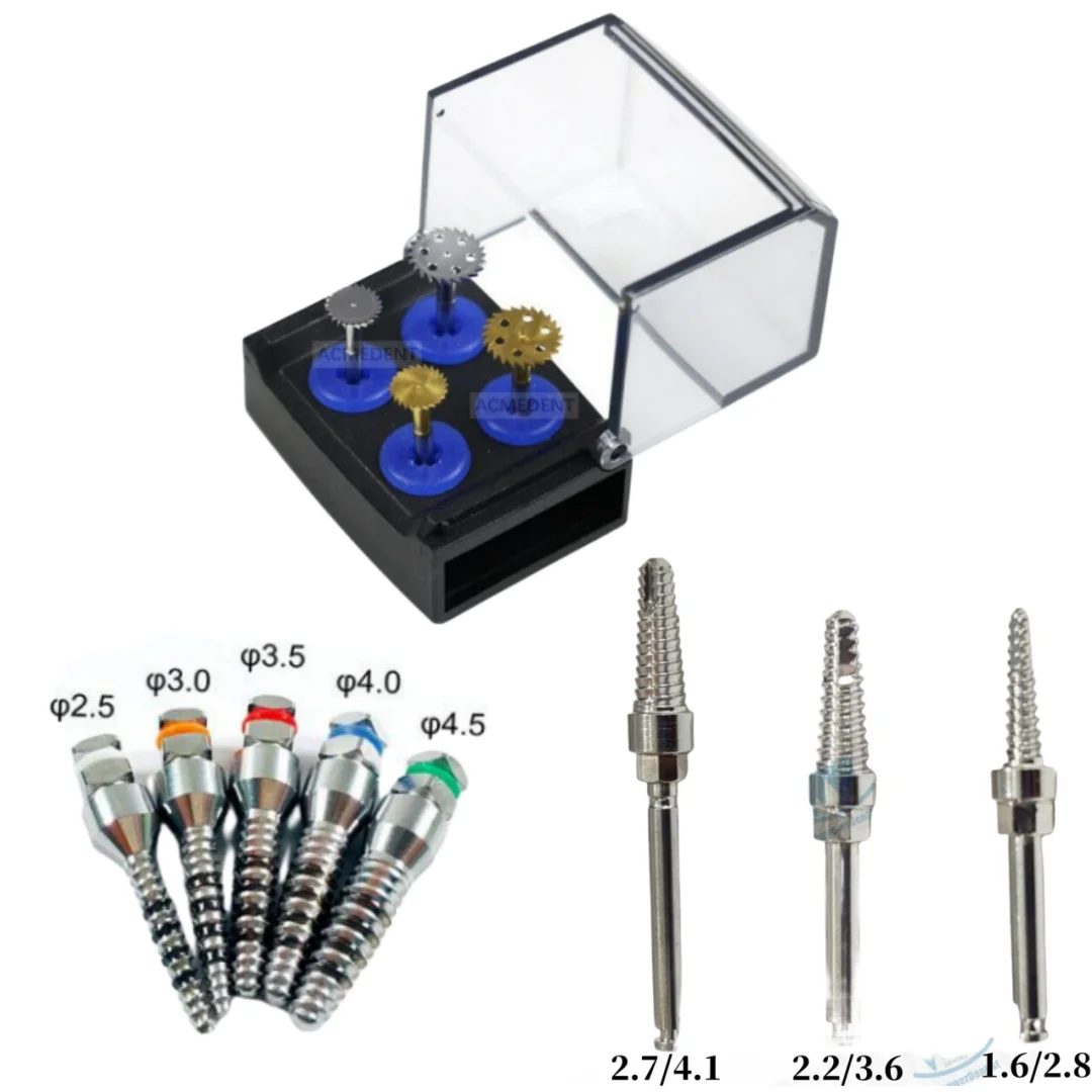 

Dental Sinus Lift Saw Disks Implant Expansion Screws Handpiece Crest Bone Expander kit