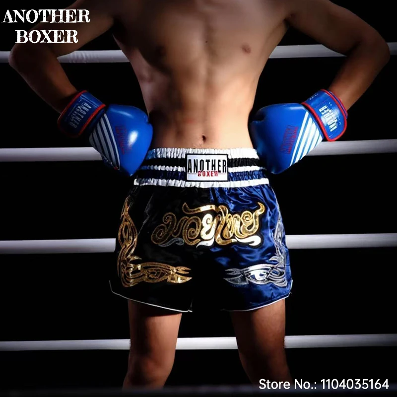 التايلاندية الملاكمة السراويل الكبار الاطفال الملاكمة التايلاندية السراويل الكلاسيكية تايلاند التطريز القتال كيك بوكسينغ السراويل رياضة BJJ MMA التدريب الملابس