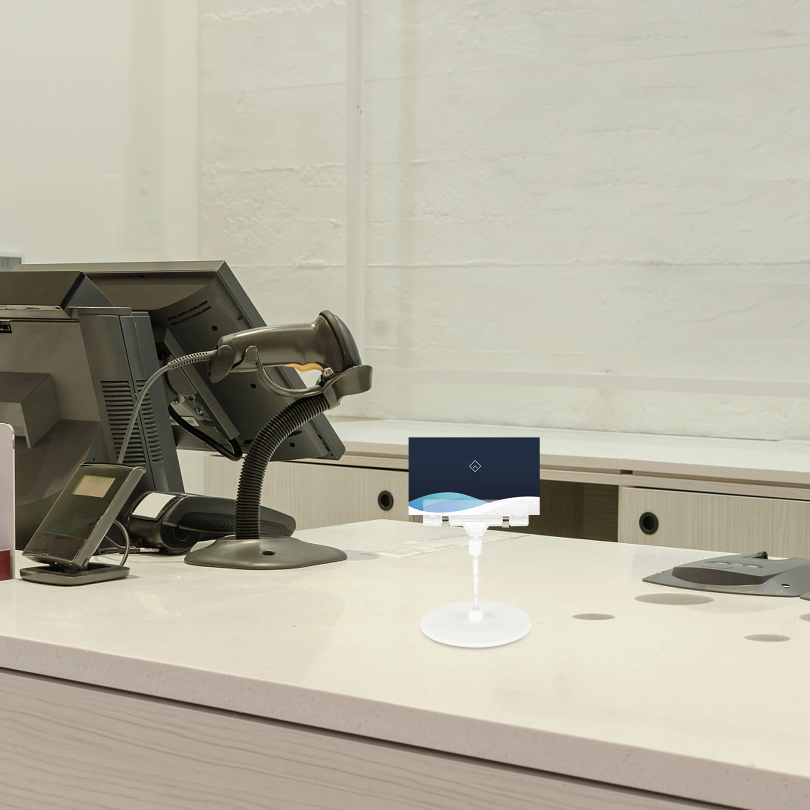 5pcs Poster Clips Advertising Display Clamp Price Tag Holder Supermarket Food Sign Plastic Rack Stand Lightweight Label