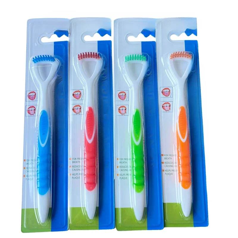 

4pcs Soft Silicone Brush Tongue Toothbrush Oral Health Cleaning Whitening Dental Hygiene Toothbrush Mouth Fresh Breath Scraping