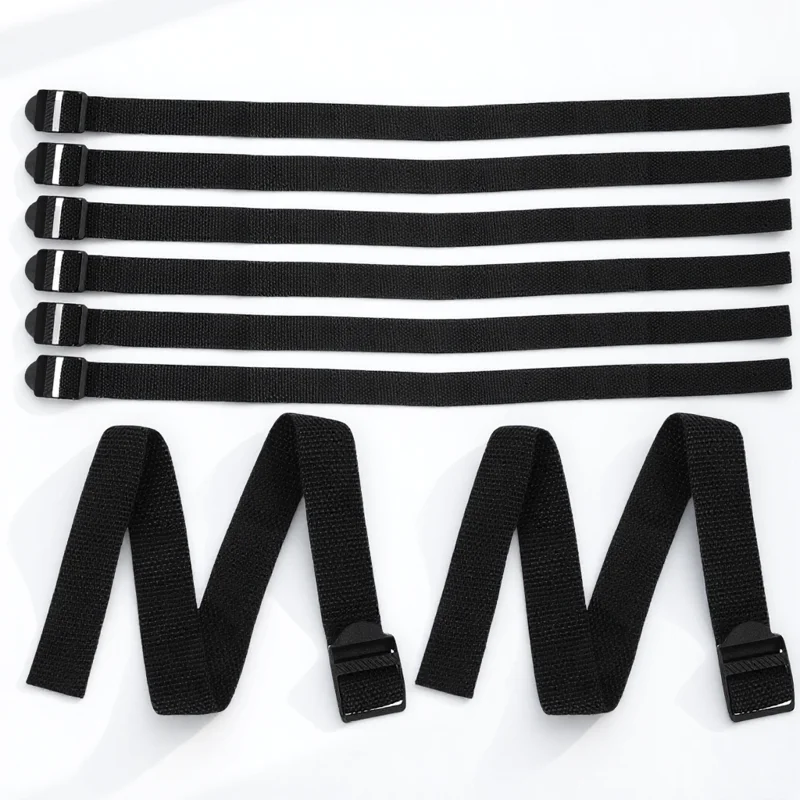 

8 Pcs Grass Spike Laces Straps for Aerator Shoes Garden Boots Nylon Lawn Aeration