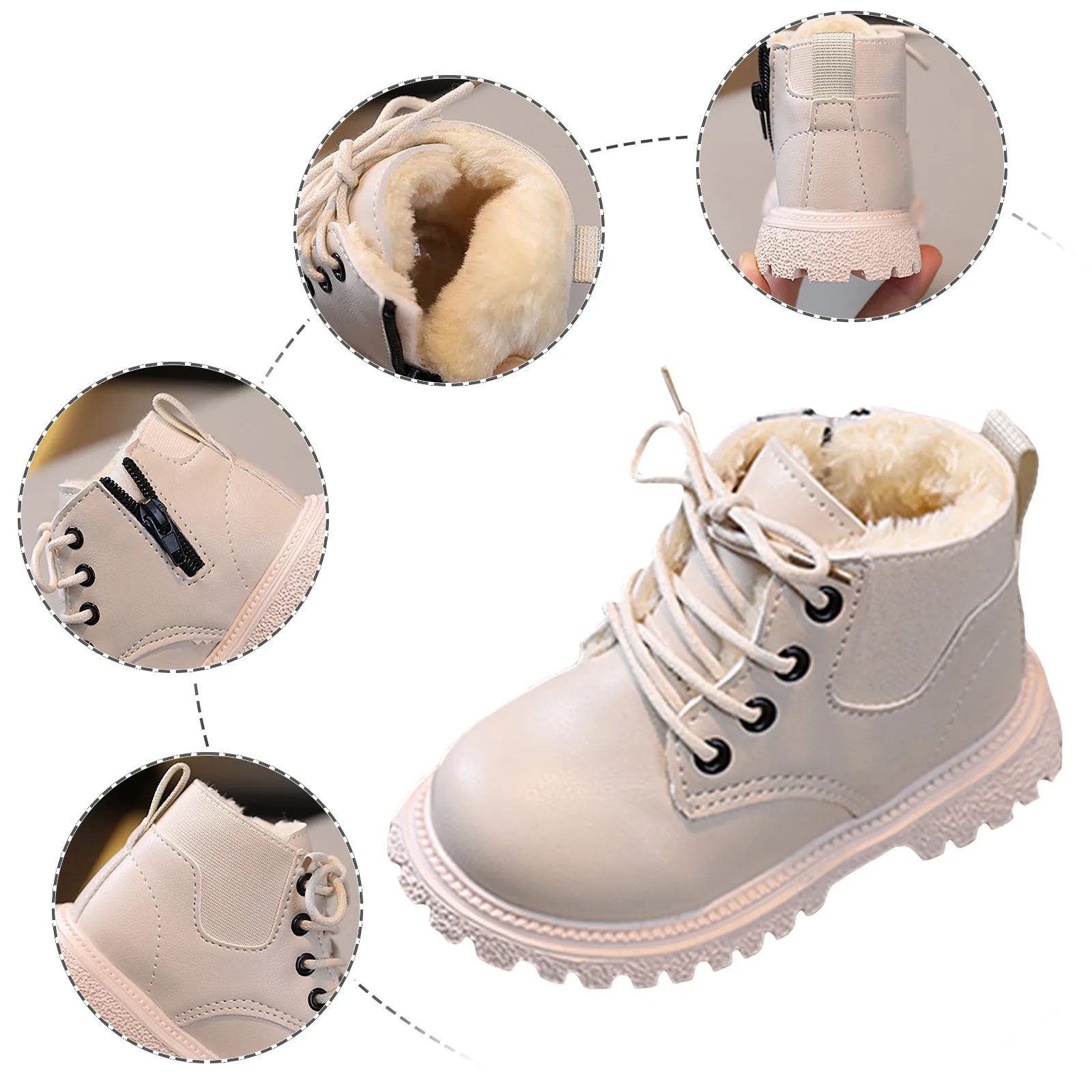 Zapatillas impermeables para niños, botas Chelsea de cuero para niños, botas grises y negras para bebés, botas para niños, zapatos para fiesta escolar de invierno