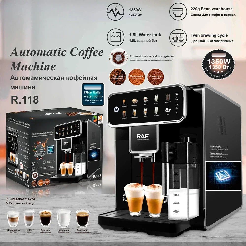 Pump pressure household small semi-automatic Italian coffee machine