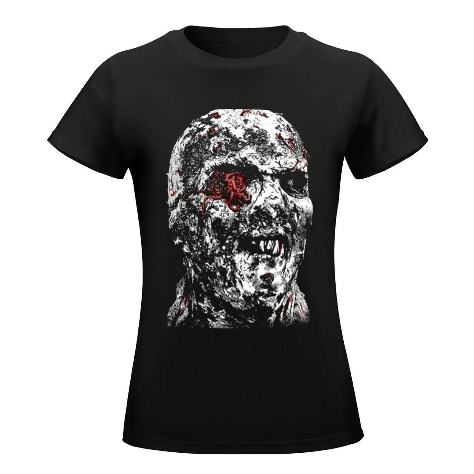 Zombie T-Shirt hippie clothes korean fashion oversized Woman clothing