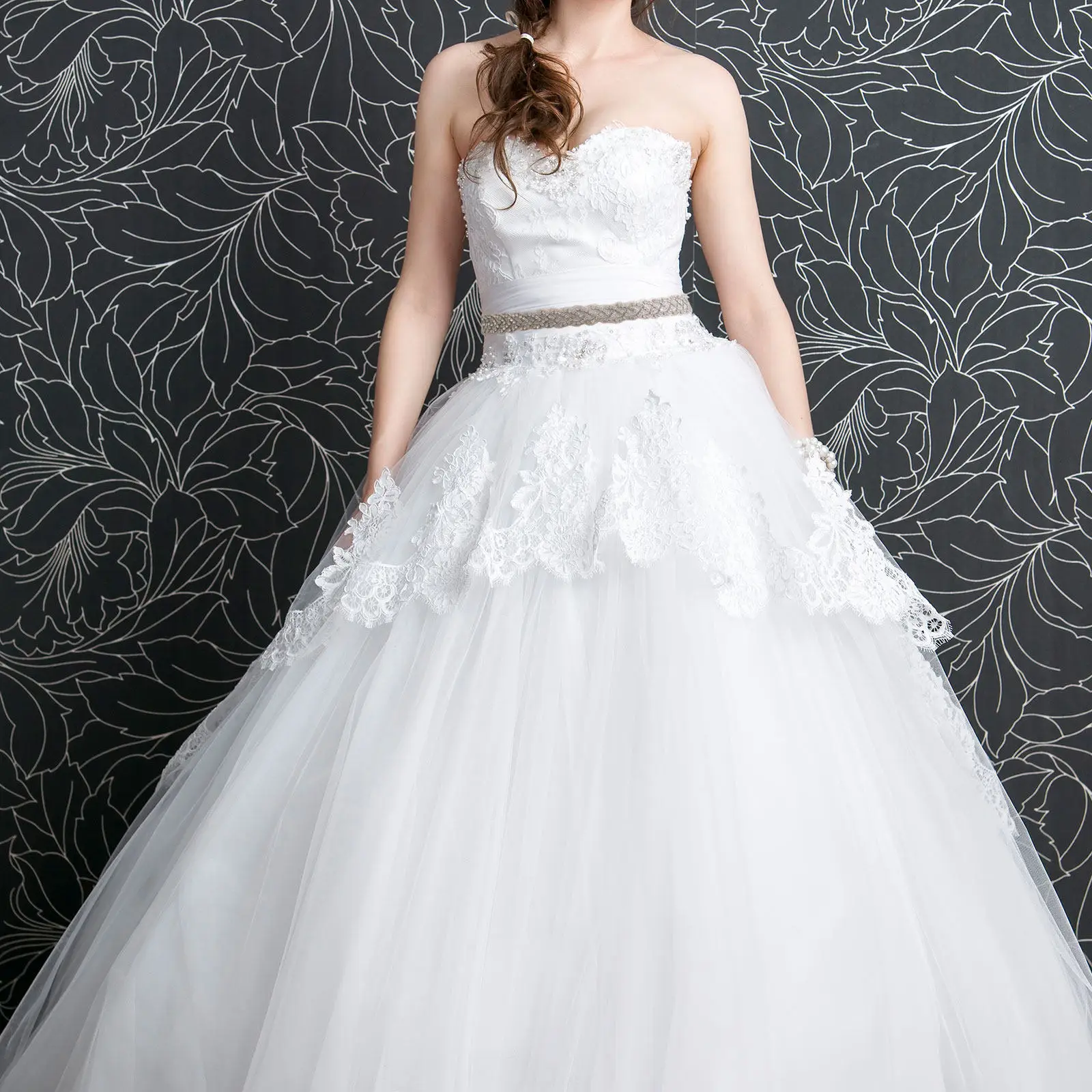 

1 шт. Декоративный пояс-корсет для свадебного платья, аксессуар для свадебной церемонии, женский пояс для талии