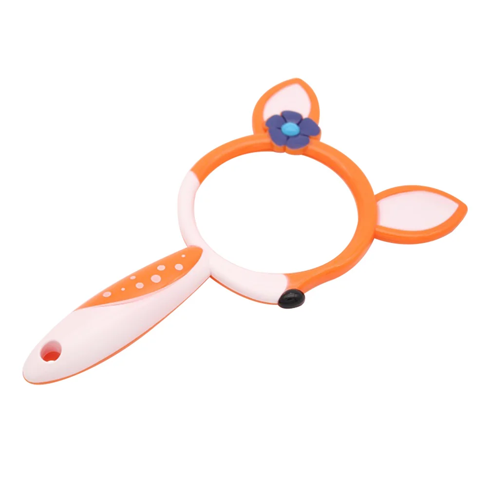 

Mini Magnifying Glass Adorable Deer Design Kids Handheld Magnifier Portable Children Learning Tool Durable Acrylic Lens Plastic