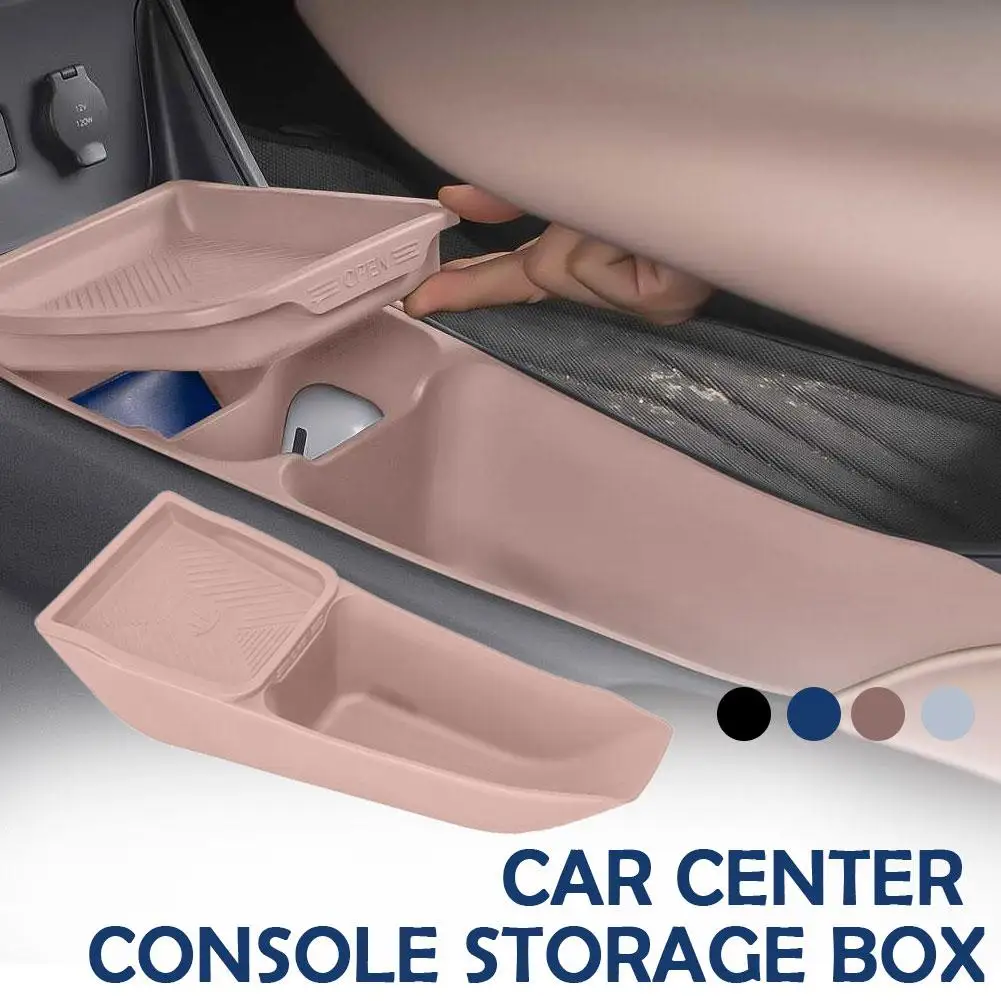 

Central Control Storage Box Armrest Double Storage Storage Box Silicone Interior Supplies for BYD Seagull Car Accessories Tools