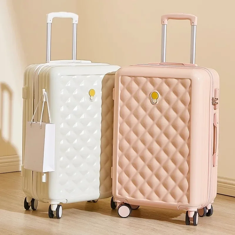 Luggage Student Female New 20 Inch Small Silent Universal Wheel Suitcase 24 Large Capacity Durable Password Trolley Box Suit