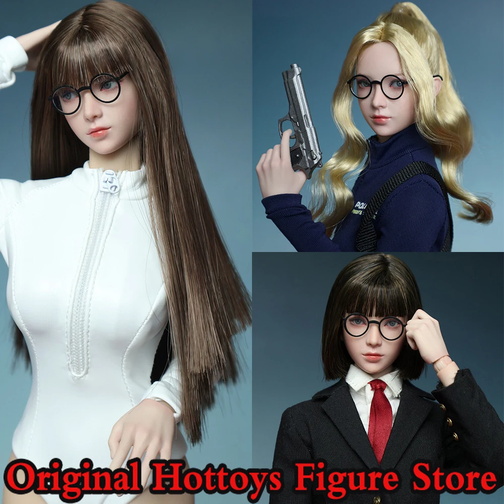 

Скульптура головы женщины-солдата JKTOYS K-011 в масштабе 1/6, подвижные глаза, голова для куклы-фигурки 12 дюймов.