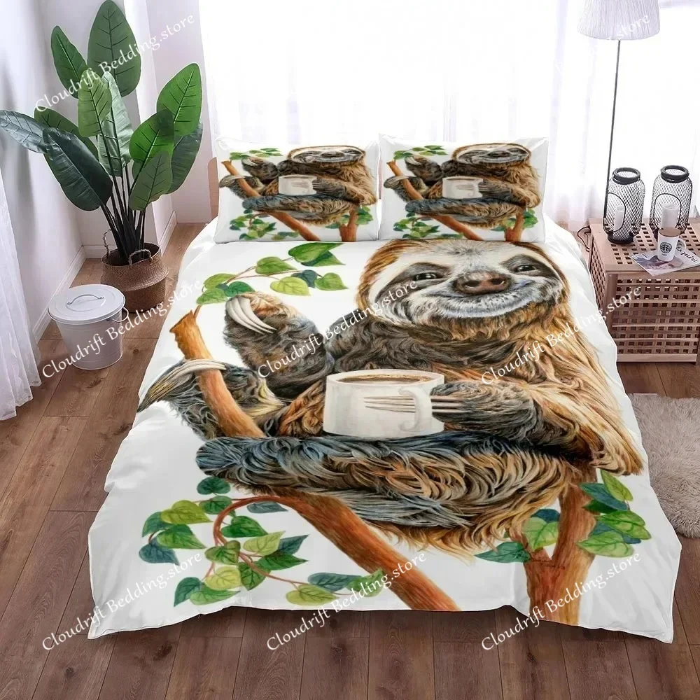 3D Print Ghost Wolf Night Duvet Cover Set King Queen Double Full Twin Single Size Bed Polyester Bedding Set