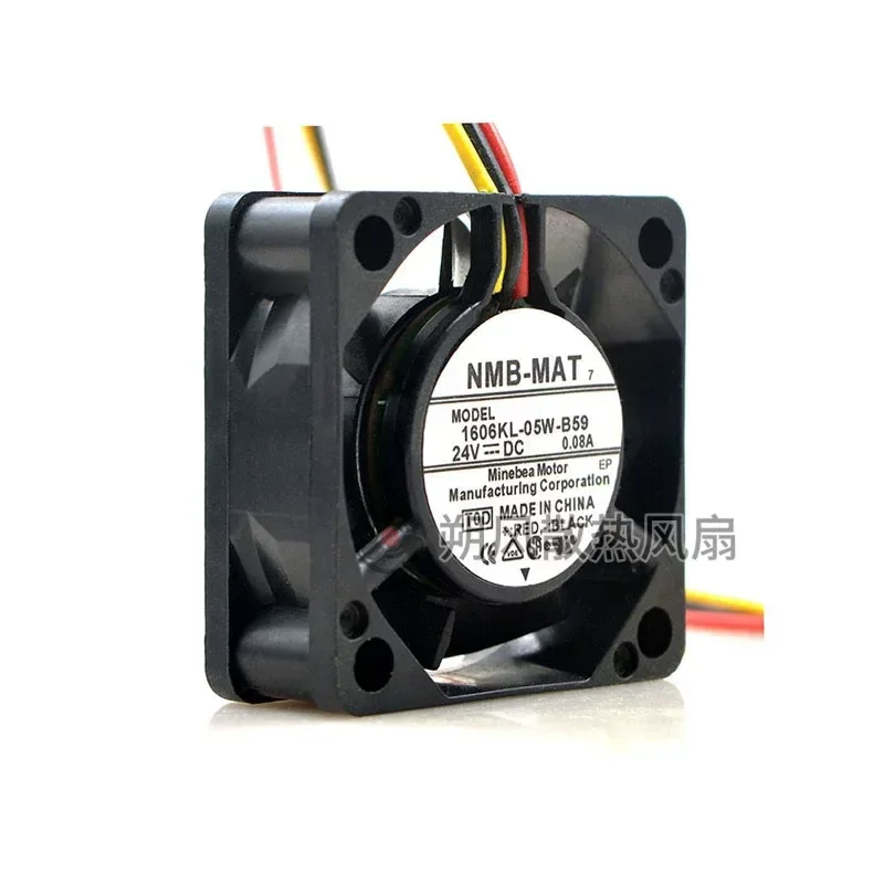 for NMB 1606KL-05W-B59 4015 4CM 24V 0.08A Three-wire Cooling Fan with Signal Detection