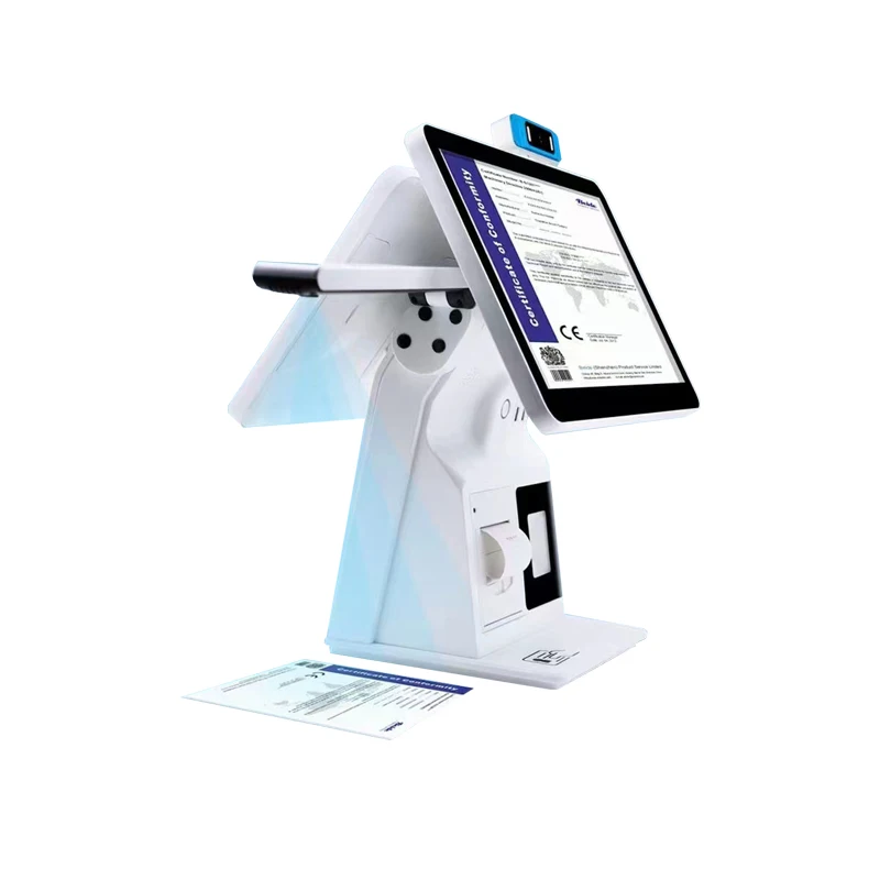 

Cashier Pos Machine Capacitive Pos Terminal 15 Inch Touch Screen windows Pos Barcode Scanner