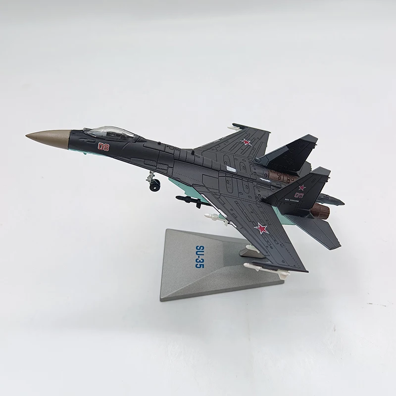 1/144 Scale Russia Air Force Su35 SU 35 SU-35 Fighter Aircraft Russia Airplane Models Adult Children Toys for Collections