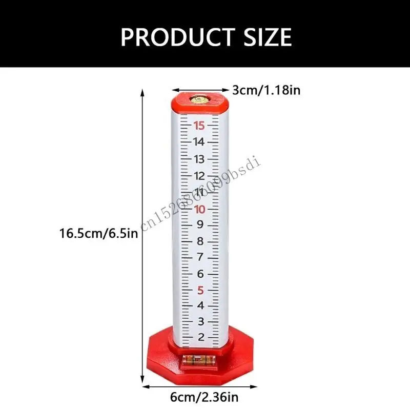 

11UA Horizontal Marking Ruler for Accurate Floor Positioning with Enlarged ABS Base