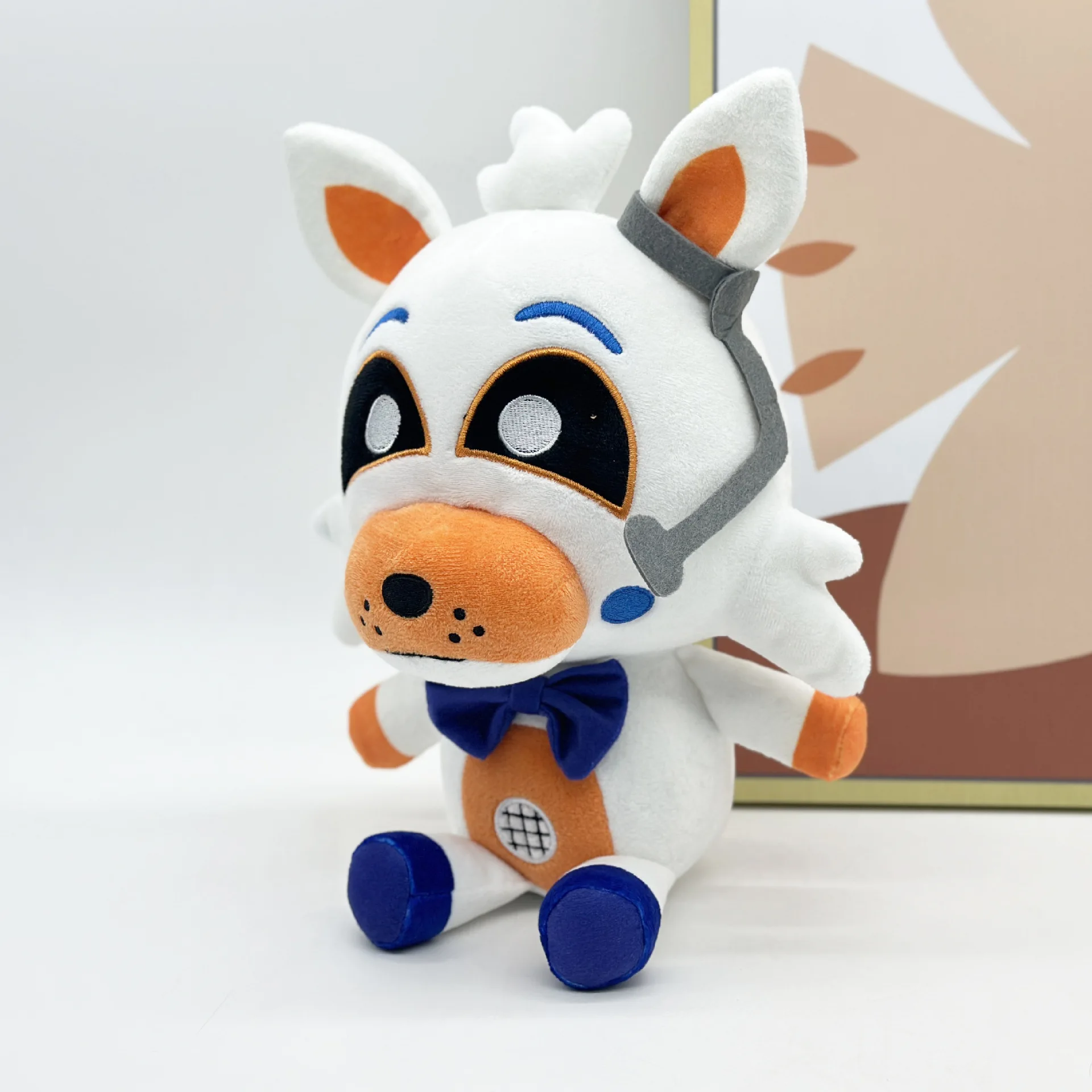 Lolbit FNAF Plush Toys Cute Soft Stuffed Dolls Gifts for Game Fans