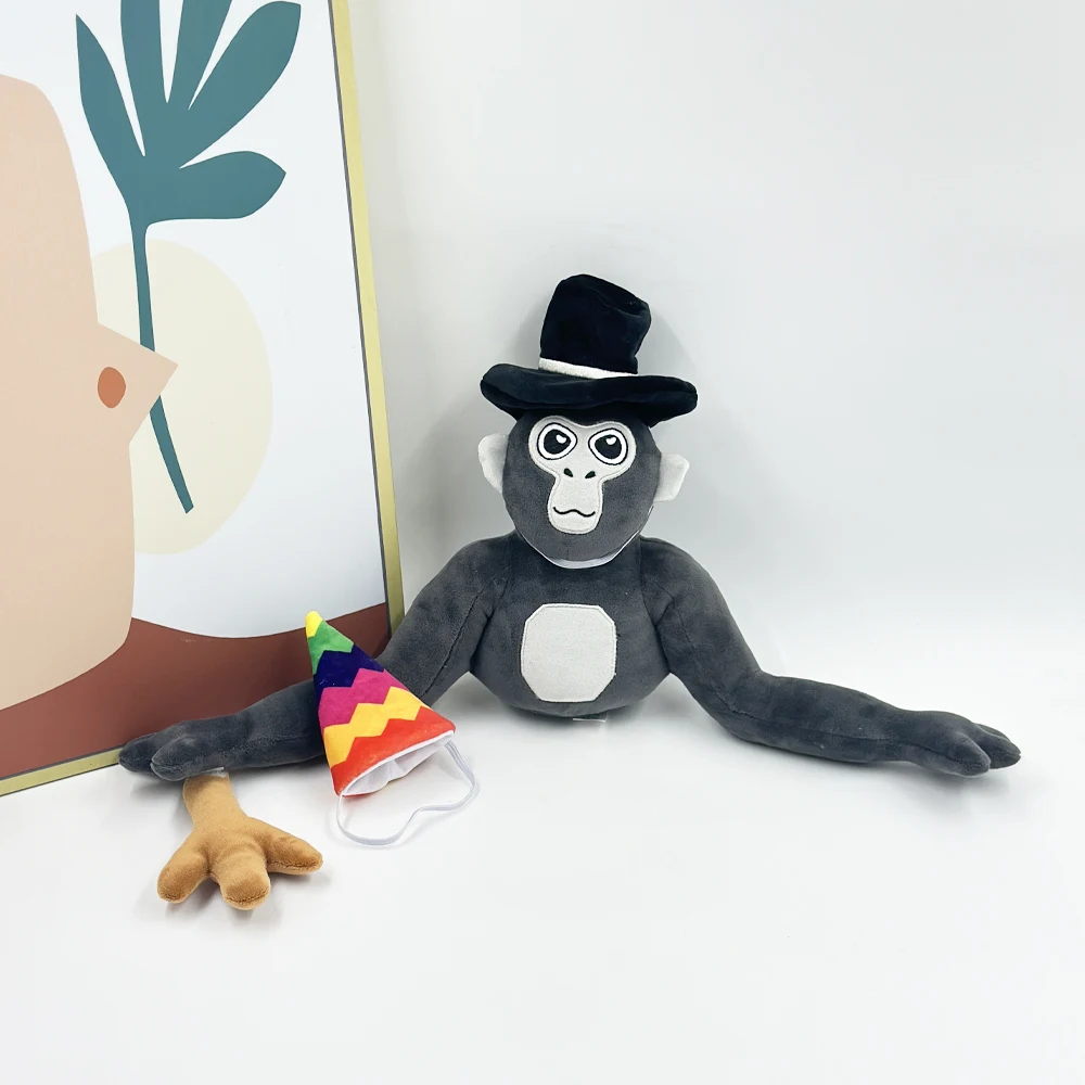 Polychrome Gorilla Tag Monke Plush Creative Gorilla Monkey Game Related Dolls High-quality Plush Fun Animal Plush Toys