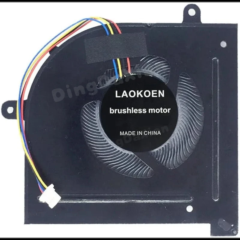 D+Cooling Fan for MSI GS63 GS63VR GS73 GS73VR GS62 GS72 MS-17B1 Stealth Pro Series CPU Fan BS5005HS-U2F1 DC 5V (4-Pin 4-Wire)