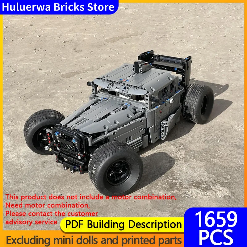 

Модель скоростного гоночного автомобиля MOC, строительные кирпичи F132, высокоскоростной модифицированный автомобиль, модульная технология, детские праздничные подарки, сборные игрушки