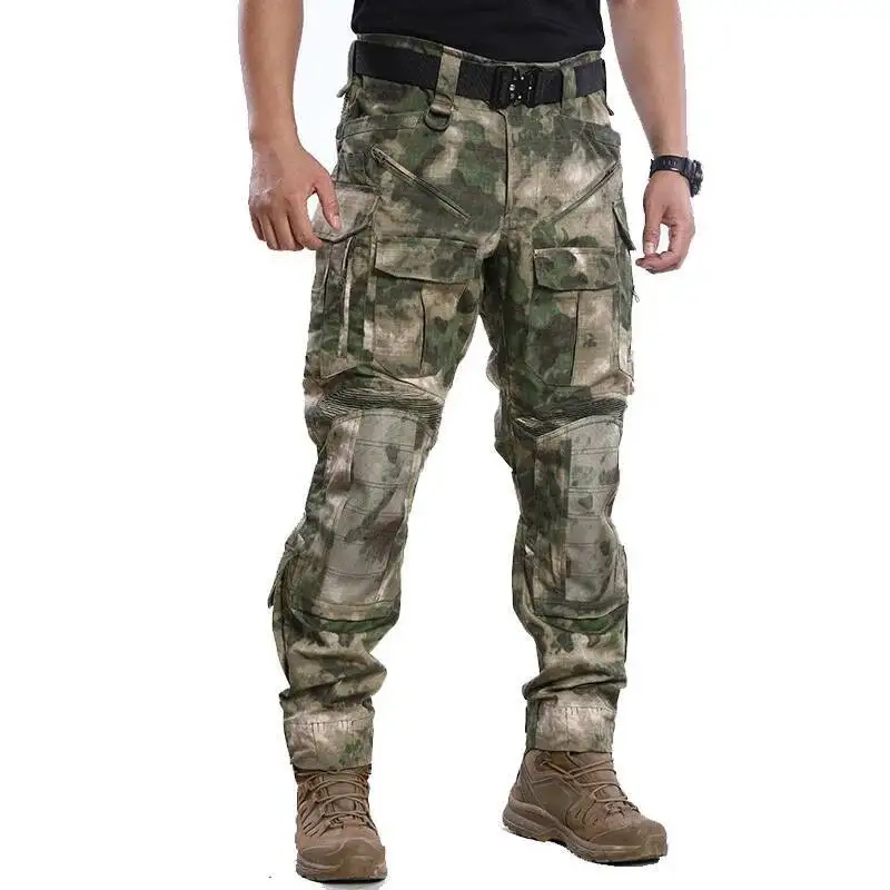 

Men S Camouflage Combat Training Tactical Multi Pockets Work Wear Trousers Overalls Male Outdoor Hiking Sports Cargo Pants