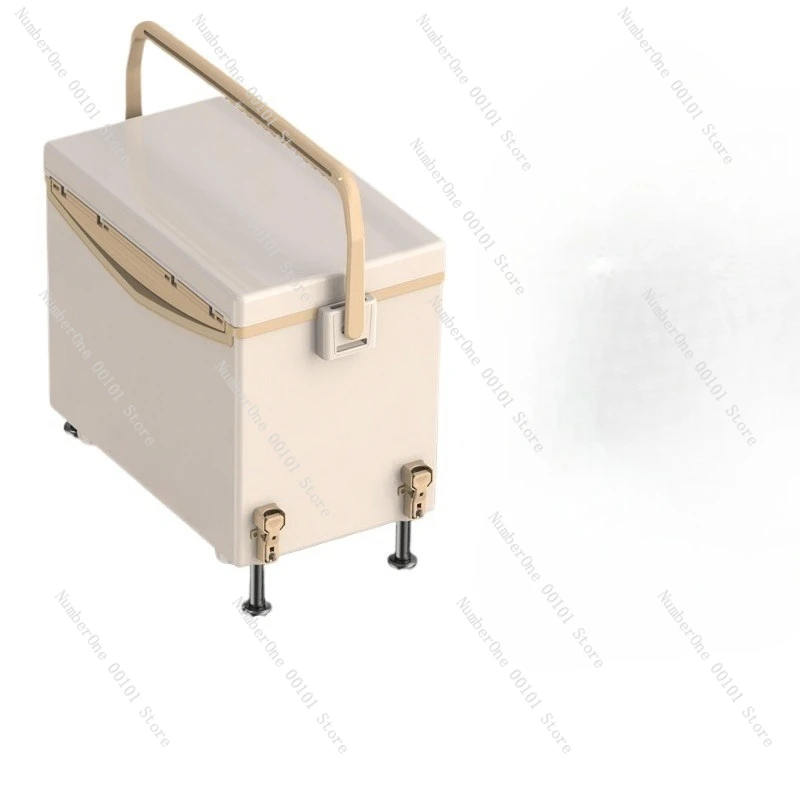 

Миниатюрный рыболовный ящик | Портативный рыболовный ящик из Тайваня, 19 литров, полный комплект, для домашней рыбалки, с возможностью сидения.