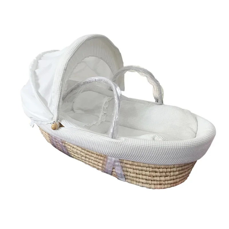 Baby Cradle Portable Recliner Hand-Woven