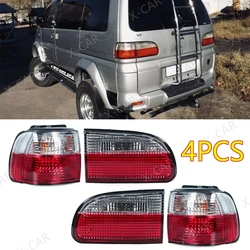 4PCS/SET Taillamp Taillight For Mitsubishi Delica L400 Rear Bumper Tail Light Stop Turn Signal Warning Lamp