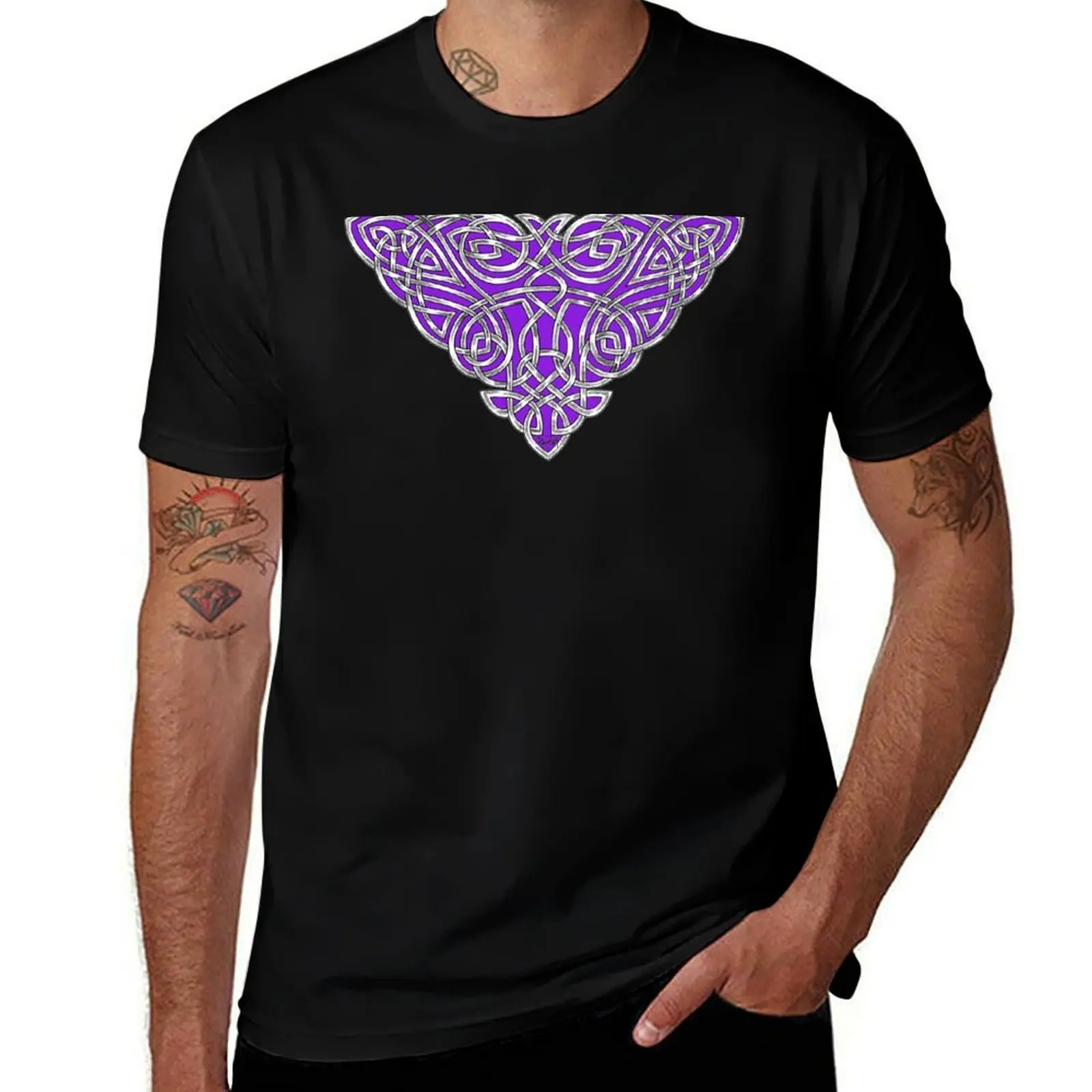 Angel Dancer Wings Celtic knotwork T-Shirt Lightweight Cooling Short Sleeve Tee