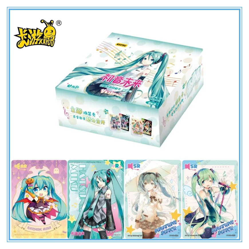 KAYOU Original New Product Hatsune Miku Card Dreamy Sweetheart Charm Pack Vol.2 Birthday Music Anime Collectible Cards Toy Gifts