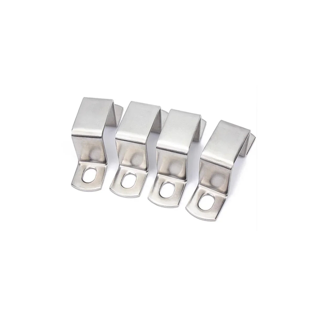 304 Stainless Steel Square /Square Pipe Buckle / Horseback Clamp , Ohm Right Angle Bracket / U-Shaped Pipe Clamp