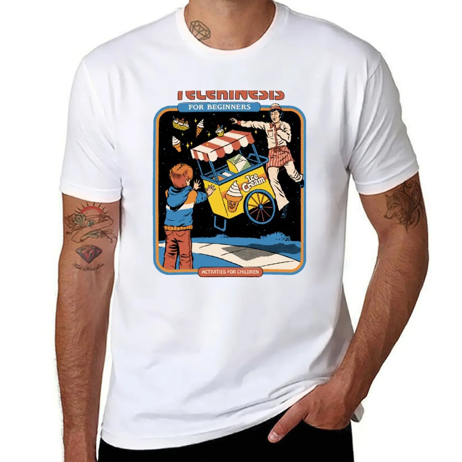 

Telekinesis For Beginners T-Shirt men t shirt cotton 100% t shirt man plain T-Shirt