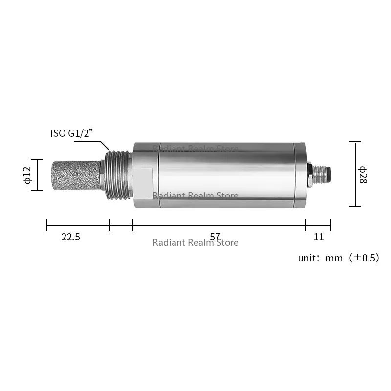 High Accuracy RS485 Dew Point Sensor Transmitter - Industrial 4-20mA Temp Humidity
