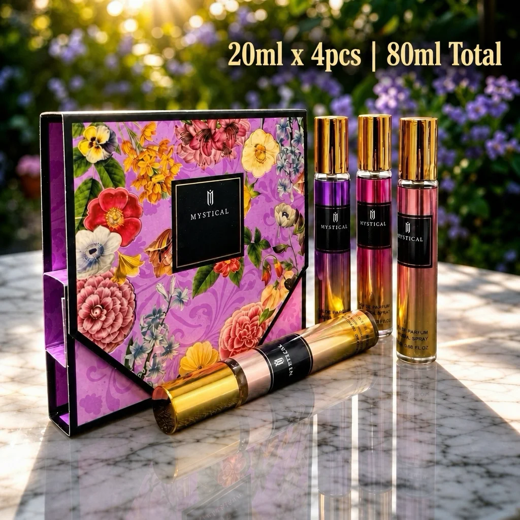 Perfume Fragrance Rose - مجموعة هدايا عطور نسائية MYSTICAL مكونة