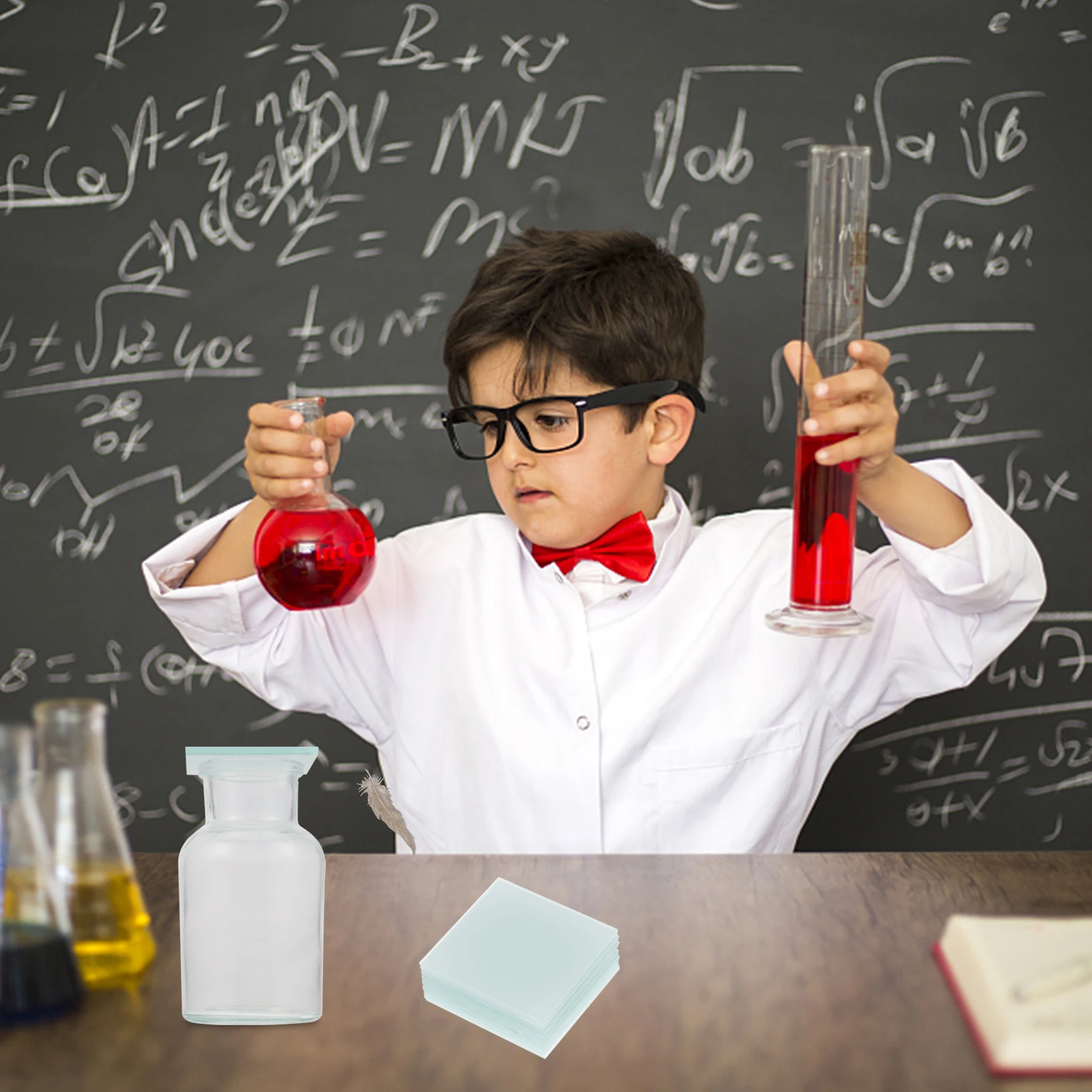 

Transparent Glass Sheet Frosted Glass Plate Sealing Glass Sheet Scientific Experimental Supplies Gas Cylinder Glass Sheet