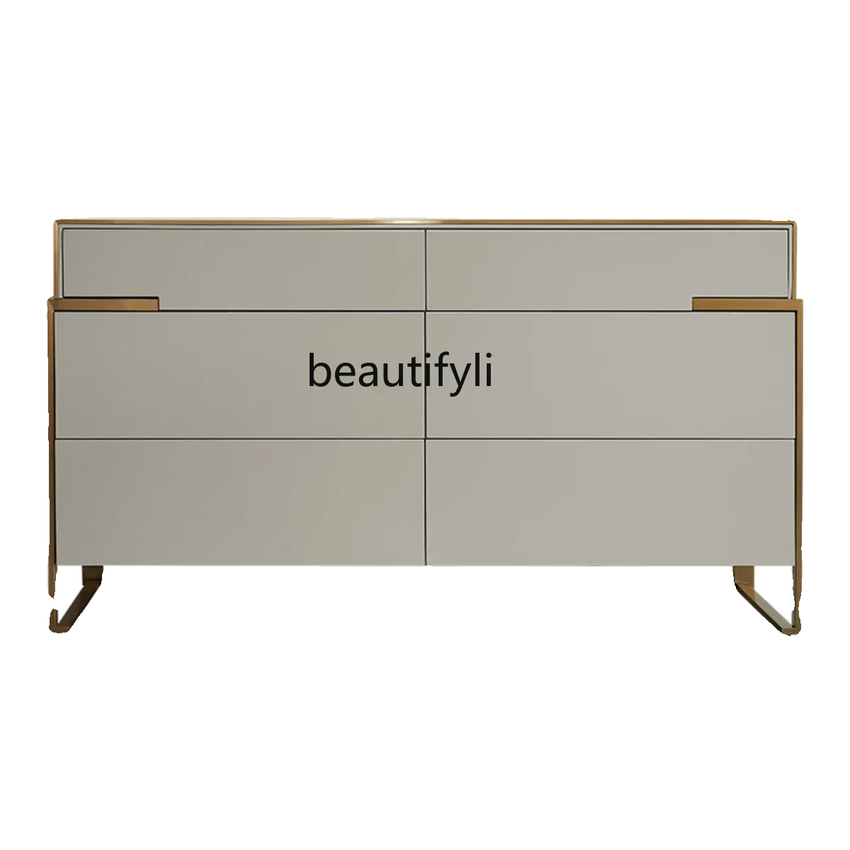 

Light luxury entrance chest modern simple bedroom solid wood drawer living room decorative cabinet large capacity storageA