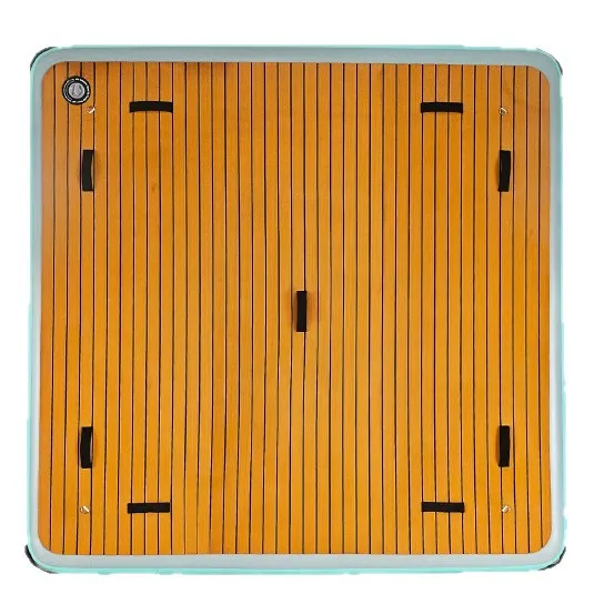 

Water inflatable platform size Multiplayer water recreational fishing platform