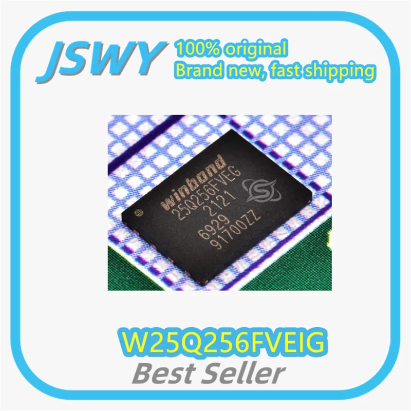 

(5/50 pcs) W25Q256FVEIG W25Q256 WSON-8 Memory Chip Genuine Original Large Stock