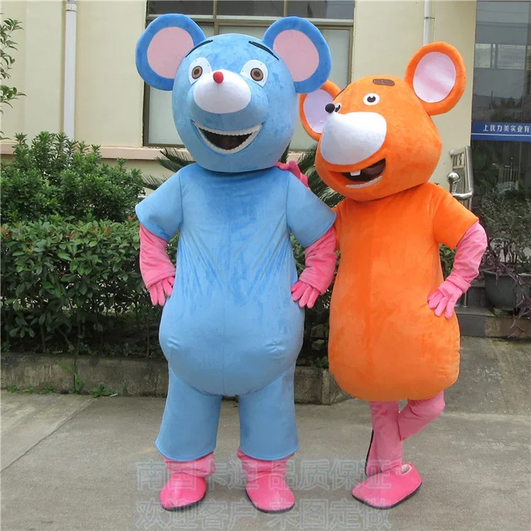 Christmas Mouse Mascot Costume Adult New High Quality Character Costume Cosplay Animal Mascot Costume For Halloween Party