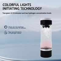 Smart Hydrogen Water Bottle Handheld Hydrogen Generator for Drinking Tera Hertz Health Water Lightweight for Home & Travel