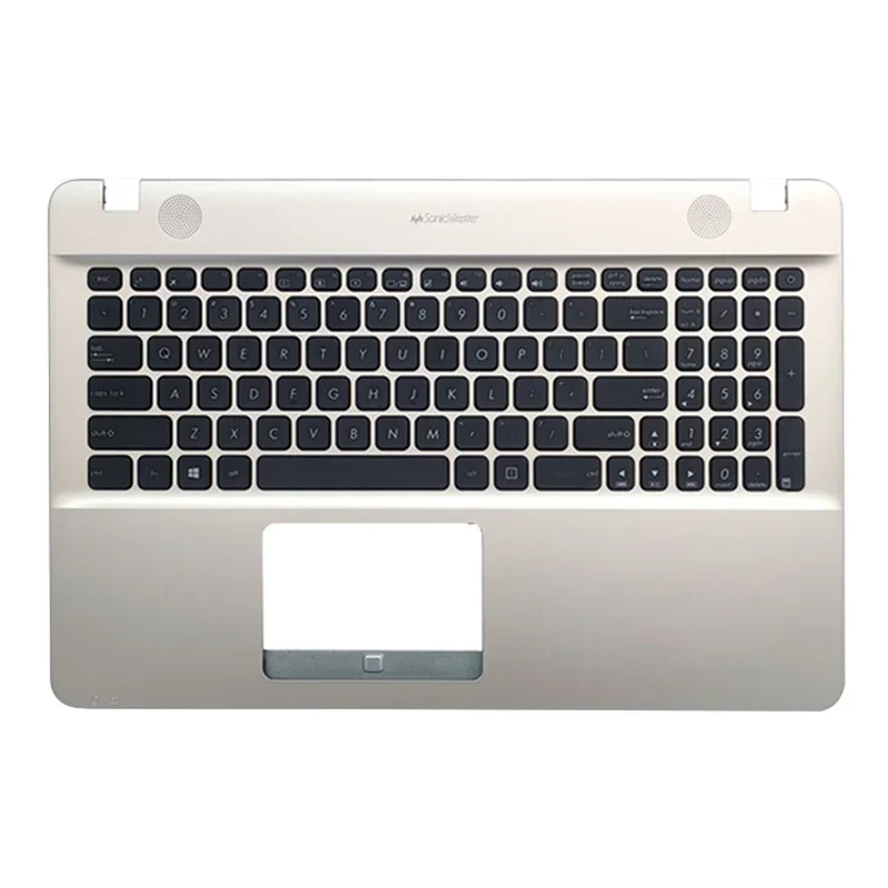 Imagem -02 - Original para X541s A541u F541u Vm592u X541n X541la R541u Portátil Case Apoio para as Mãos Teclado Versão dos Eua Capa Superior Novo