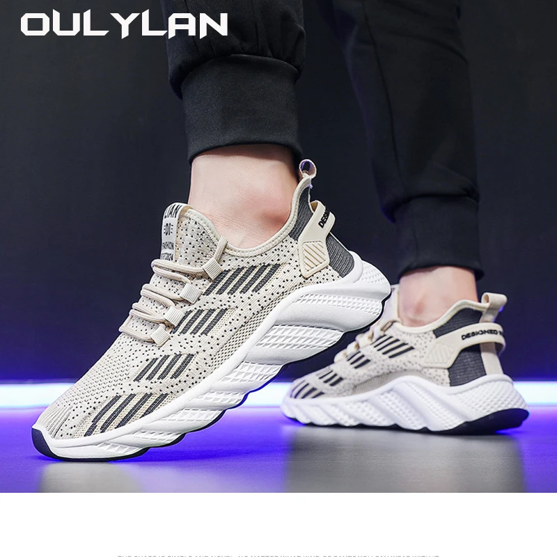 2024 Men Running Shoes Outdoor Sports Men's Sneakers Mountaineering Shoes Breathable Sneaker Summer Comfortable Casual