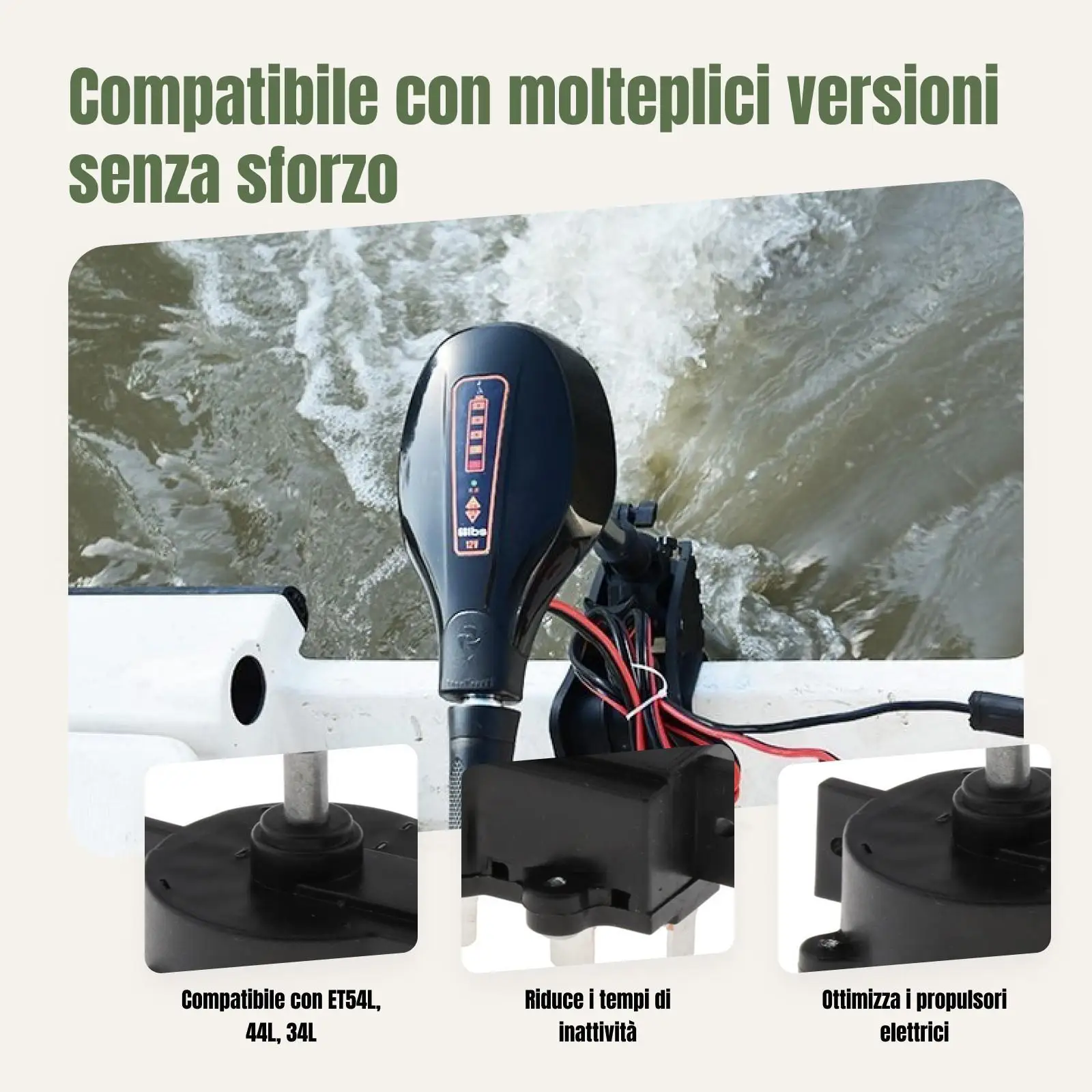 وحدة تحكم محرك كهربائي عالية الجودة لقوارب الكاياك والزوارق #4