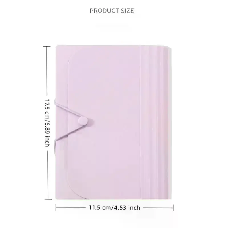 A6 الجهاز حقيبة مستطيلة مسمار الفن ختم لوحة حامل 7 فتحة قالب فارغ التخزين المنظم كتيب مسمار لوحة حالة مانيكير #5