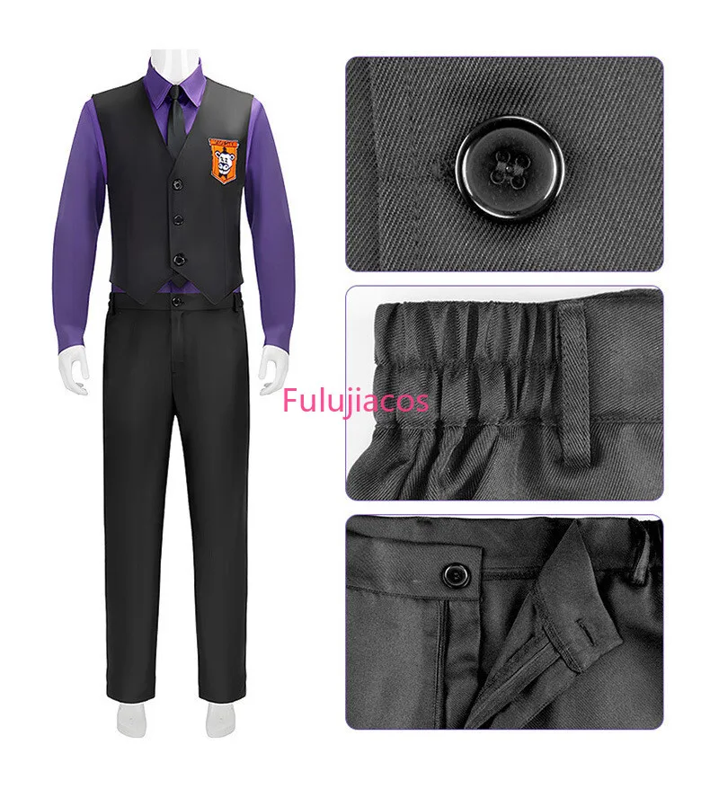 

Fulujiacos Purple Guy William Afton Cosplay Costume Game William Cosplay