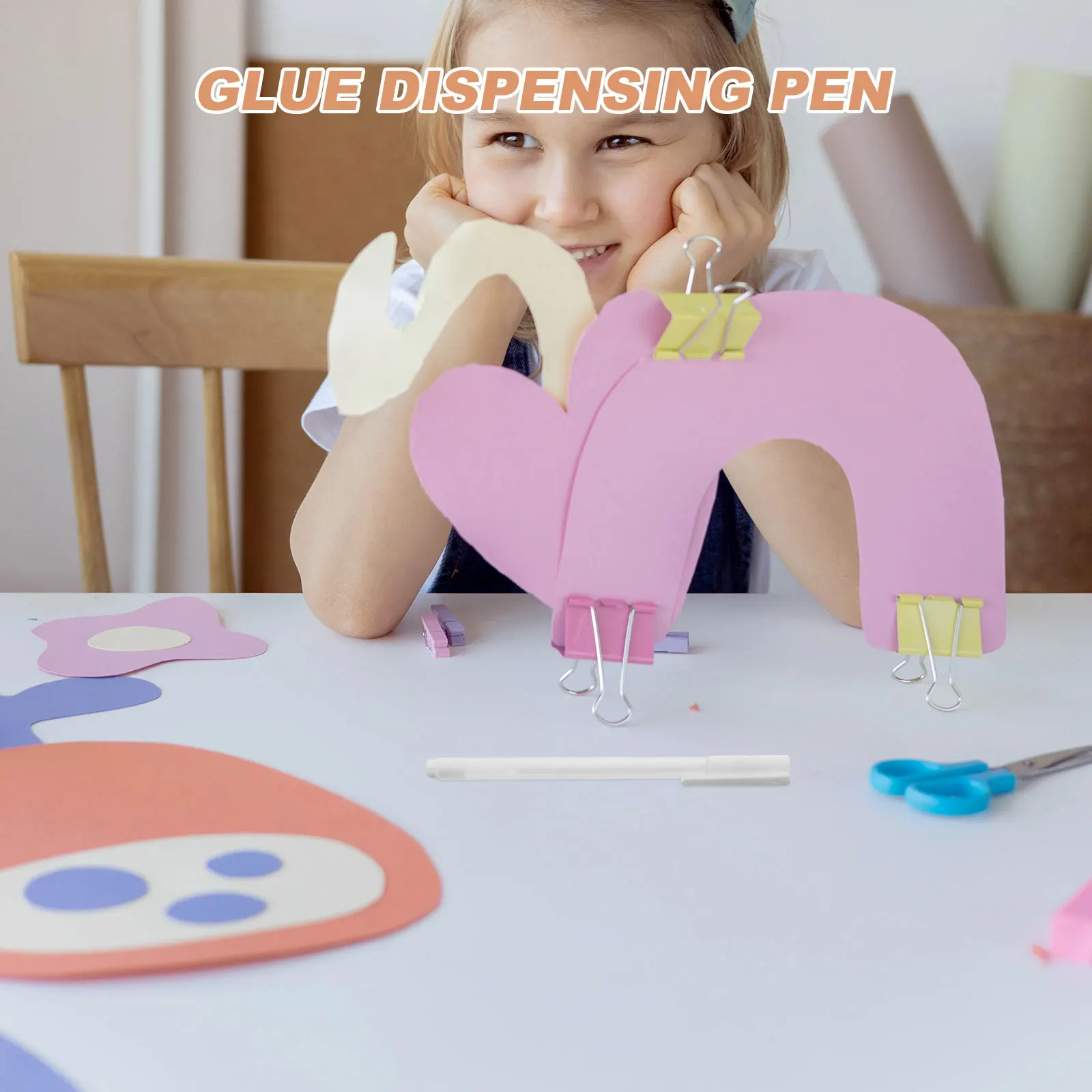 6Pcs Quick Drying Glue Pen Multi-Use for Crafting Enhances Creativity in Projects Quick Drying Glue Sticks Classroom Supplies