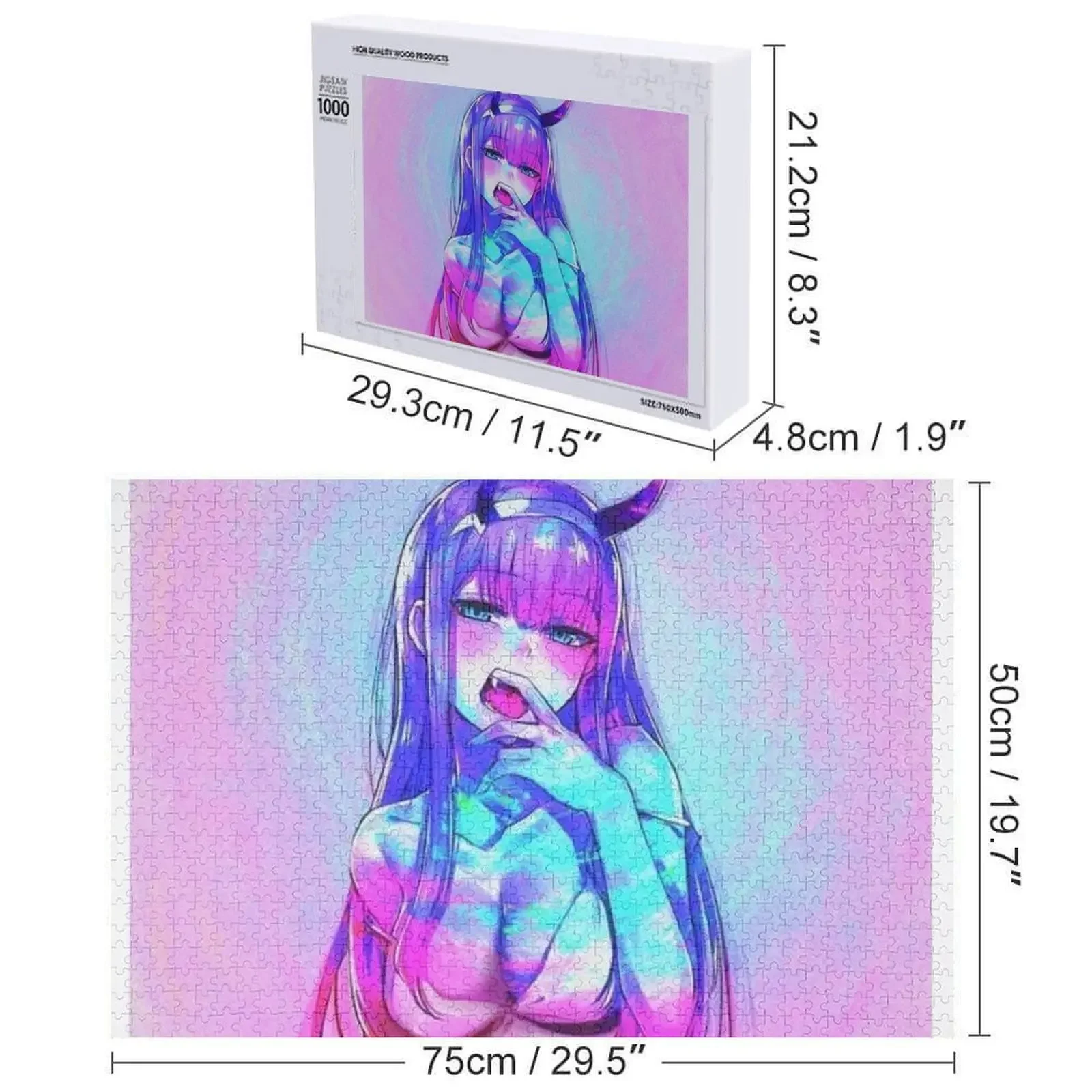 02 アニメ ジグソーパズル アニメ カスタム 木製 ネームパズル